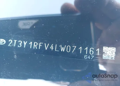 2020 Toyota Rav4 Limited из США, поврежденный, VIN 2T3Y1RFV4LW071161